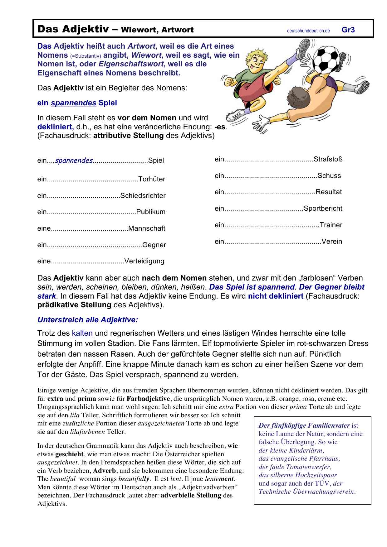 Arbeitsblatter Deutsch Und Deutlich